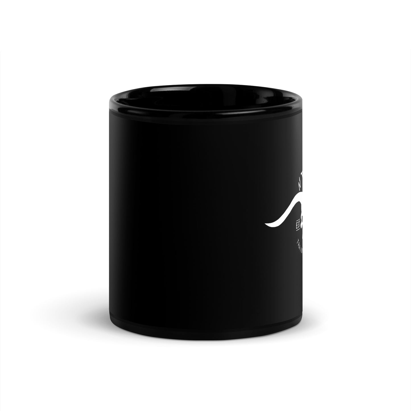 "NTBFW" Black Glossy Mug