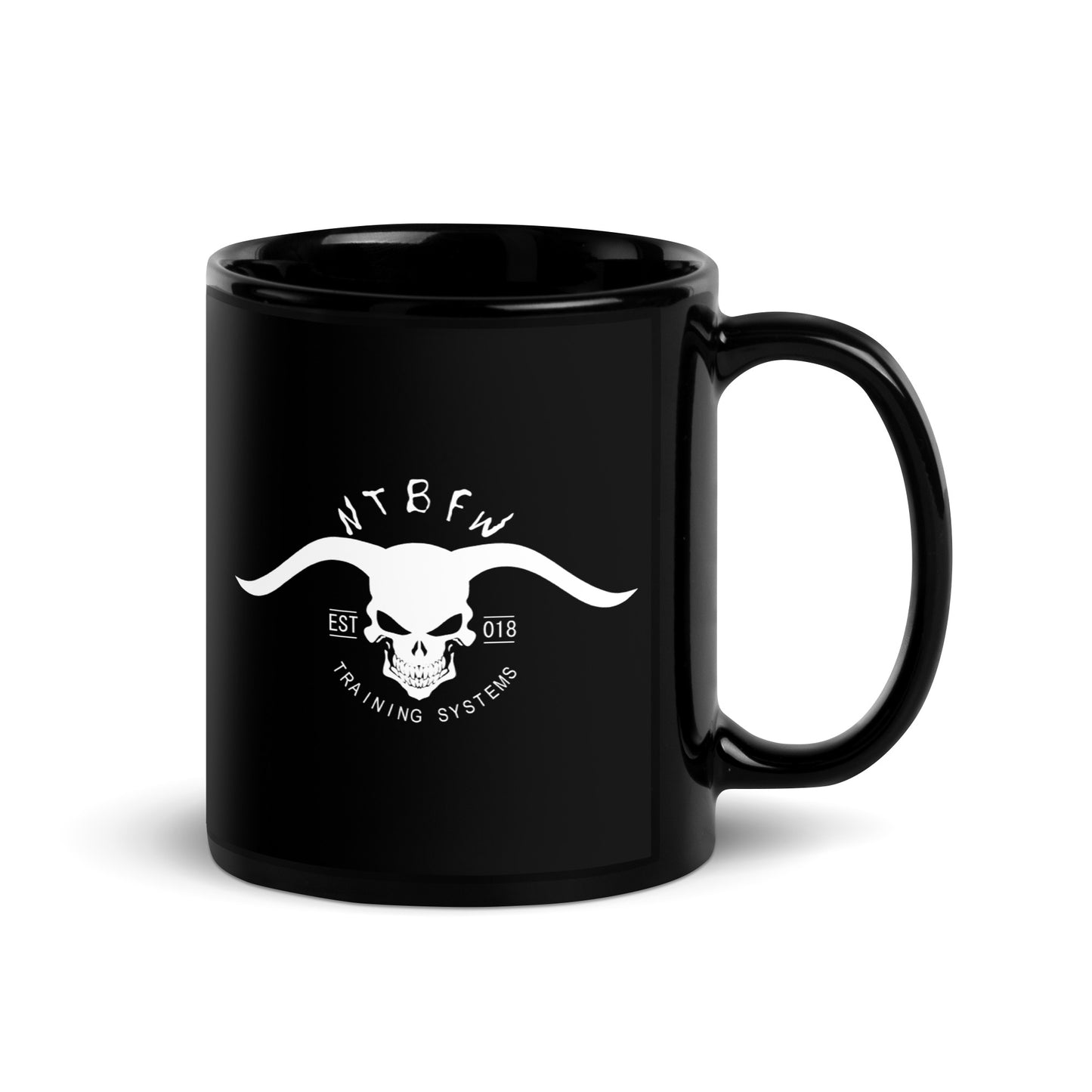 "NTBFW" Black Glossy Mug