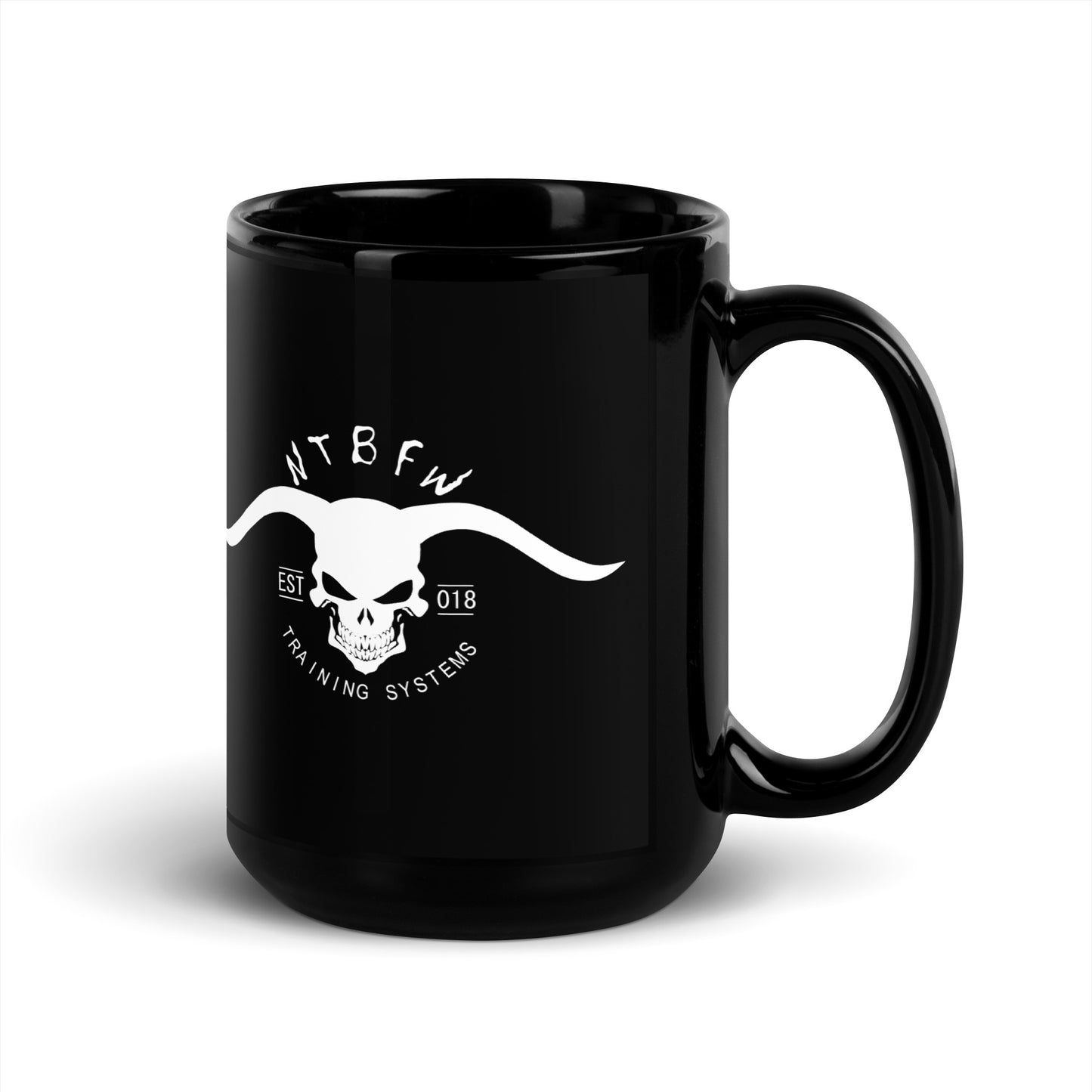 "NTBFW" Black Glossy Mug