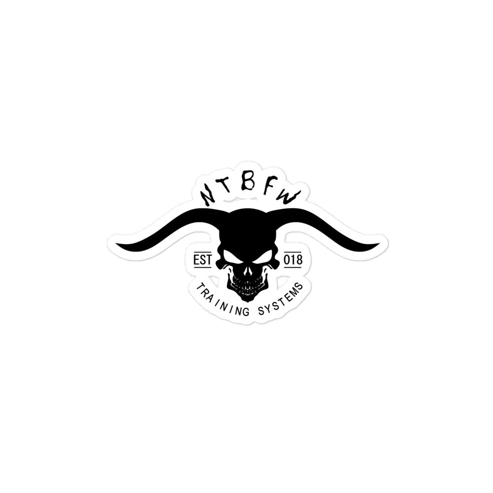 "NTBFW" Bubble-Free Sticker
