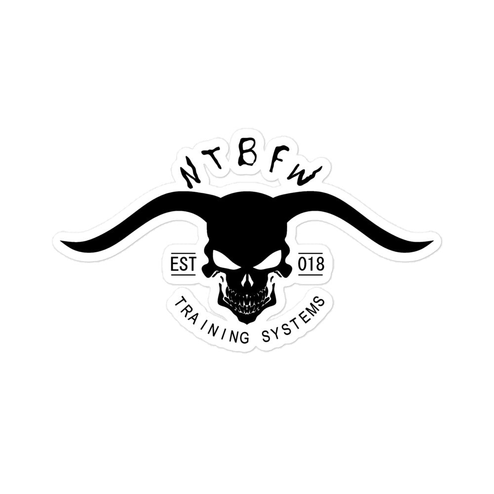 "NTBFW" Bubble-Free Sticker