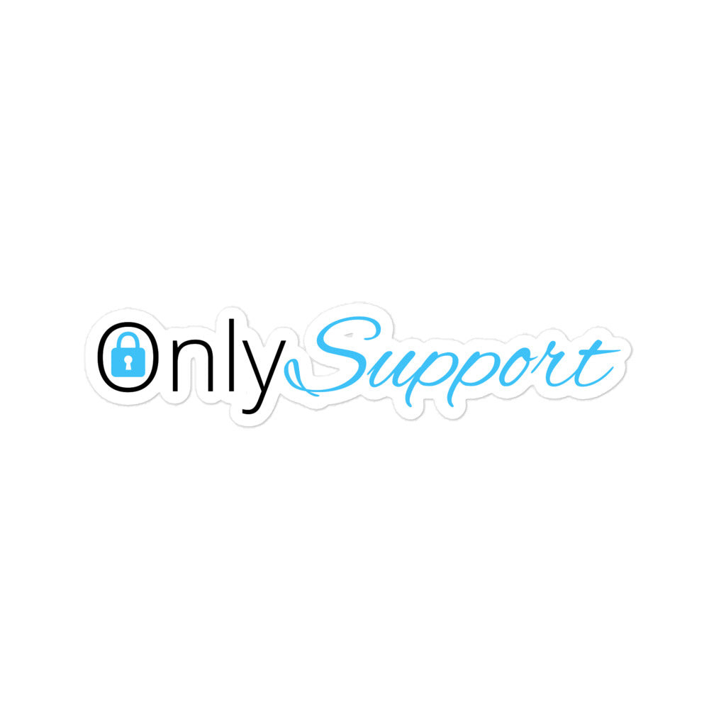 "OnlySupport" Bubble-Free Sticker