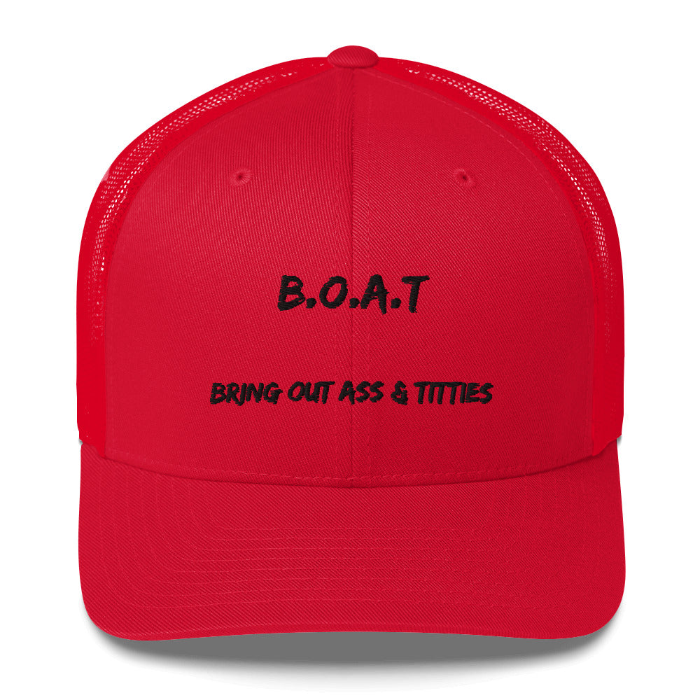 "BOAT" Trucker Cap