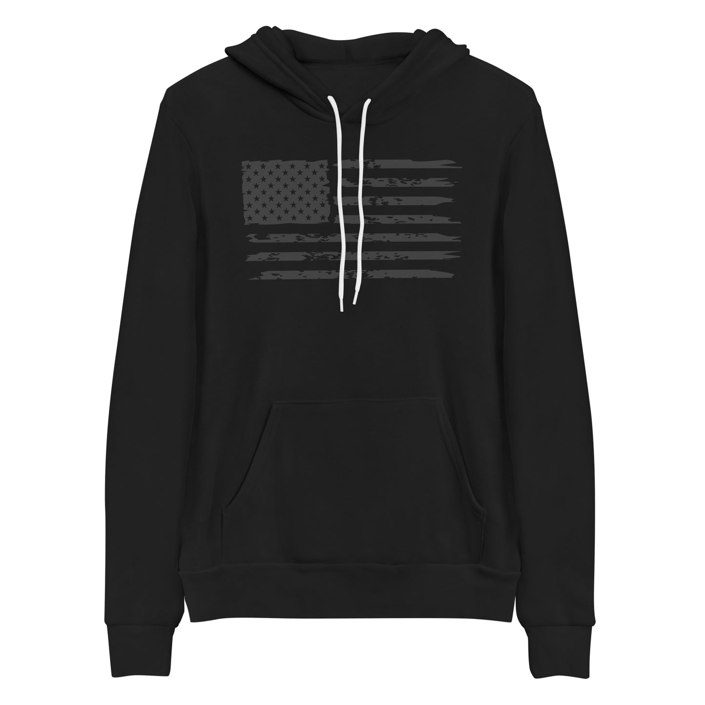 "Distressed Flag" Unisex Hoodie