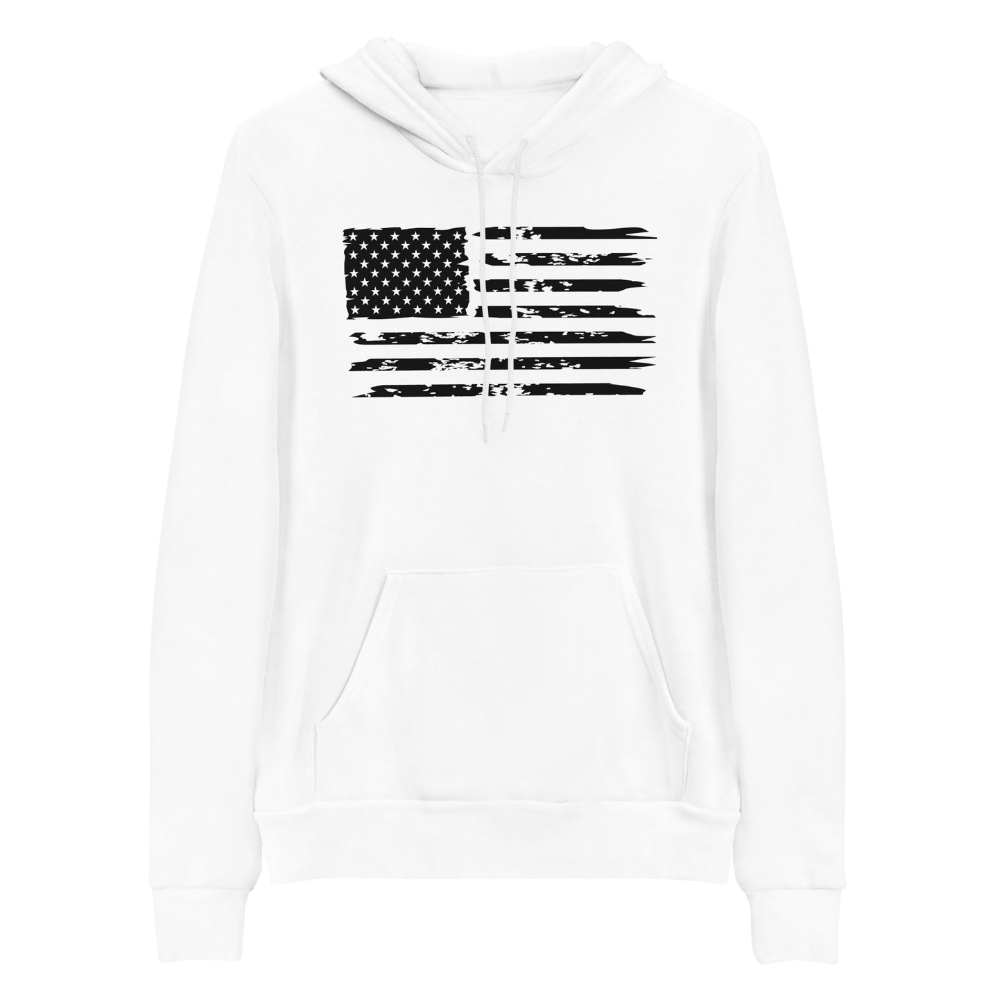 "Distressed Flag" Unisex Hoodie