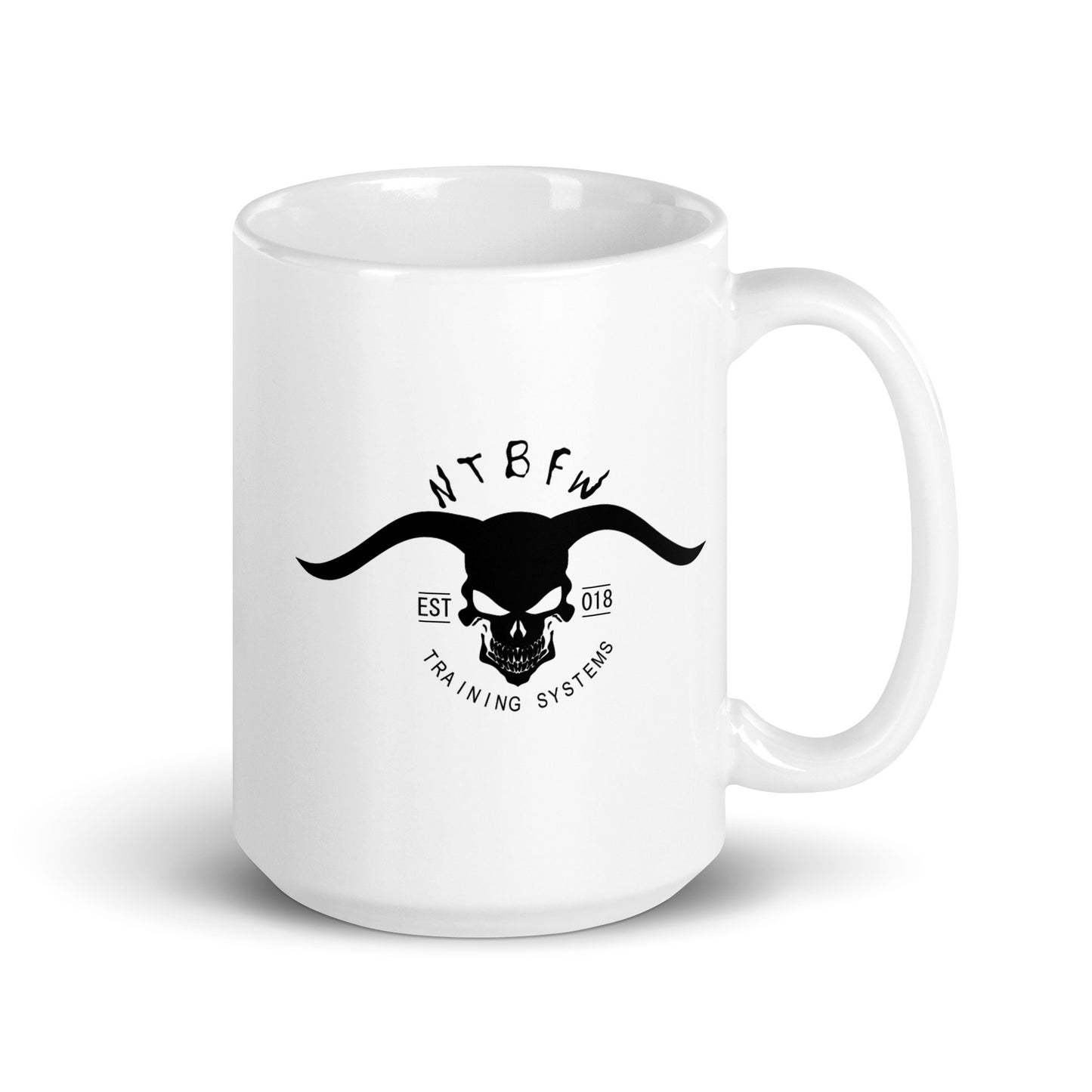 "NTBFW" White Glossy Mug