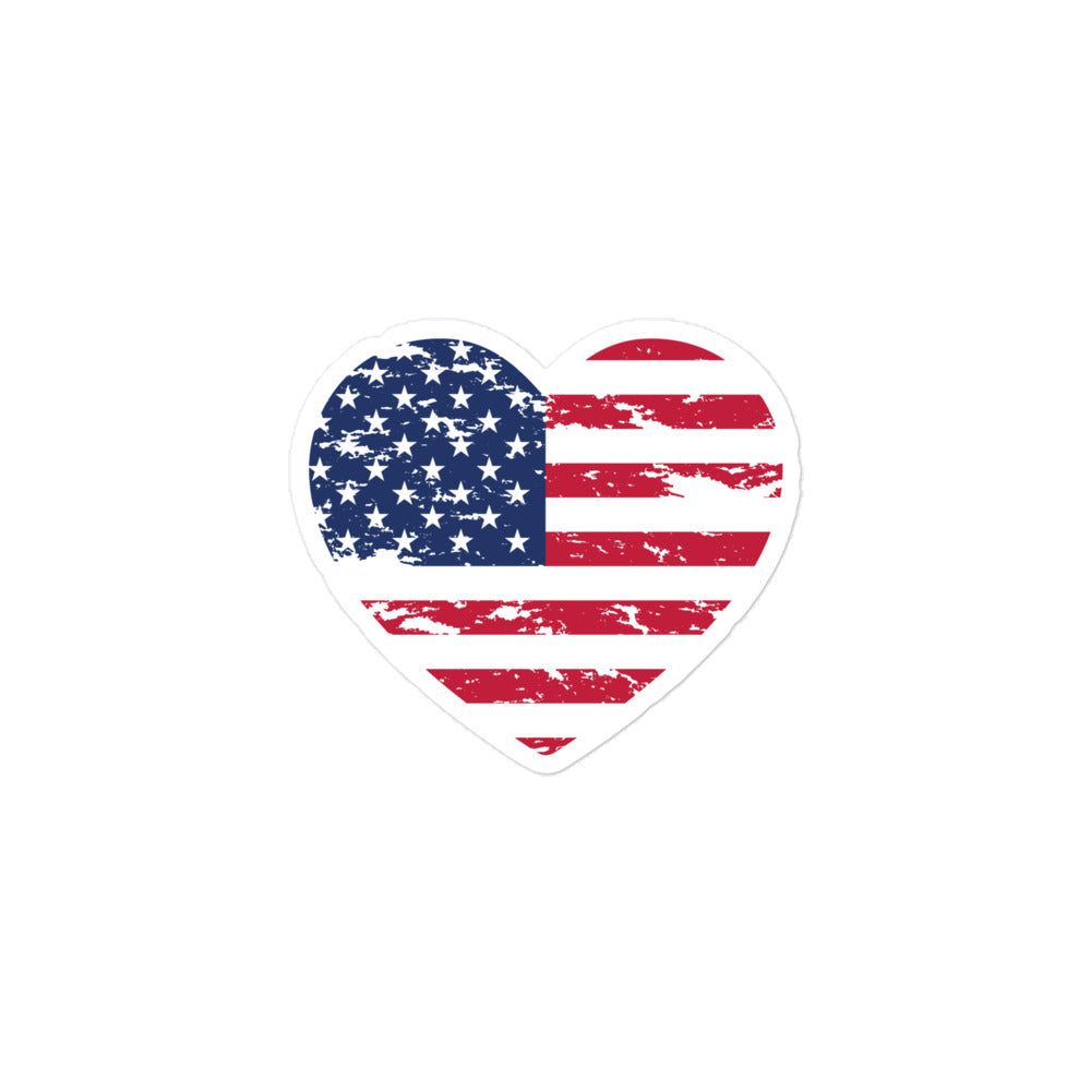 "Heart of America" Bubble-Free Sticker