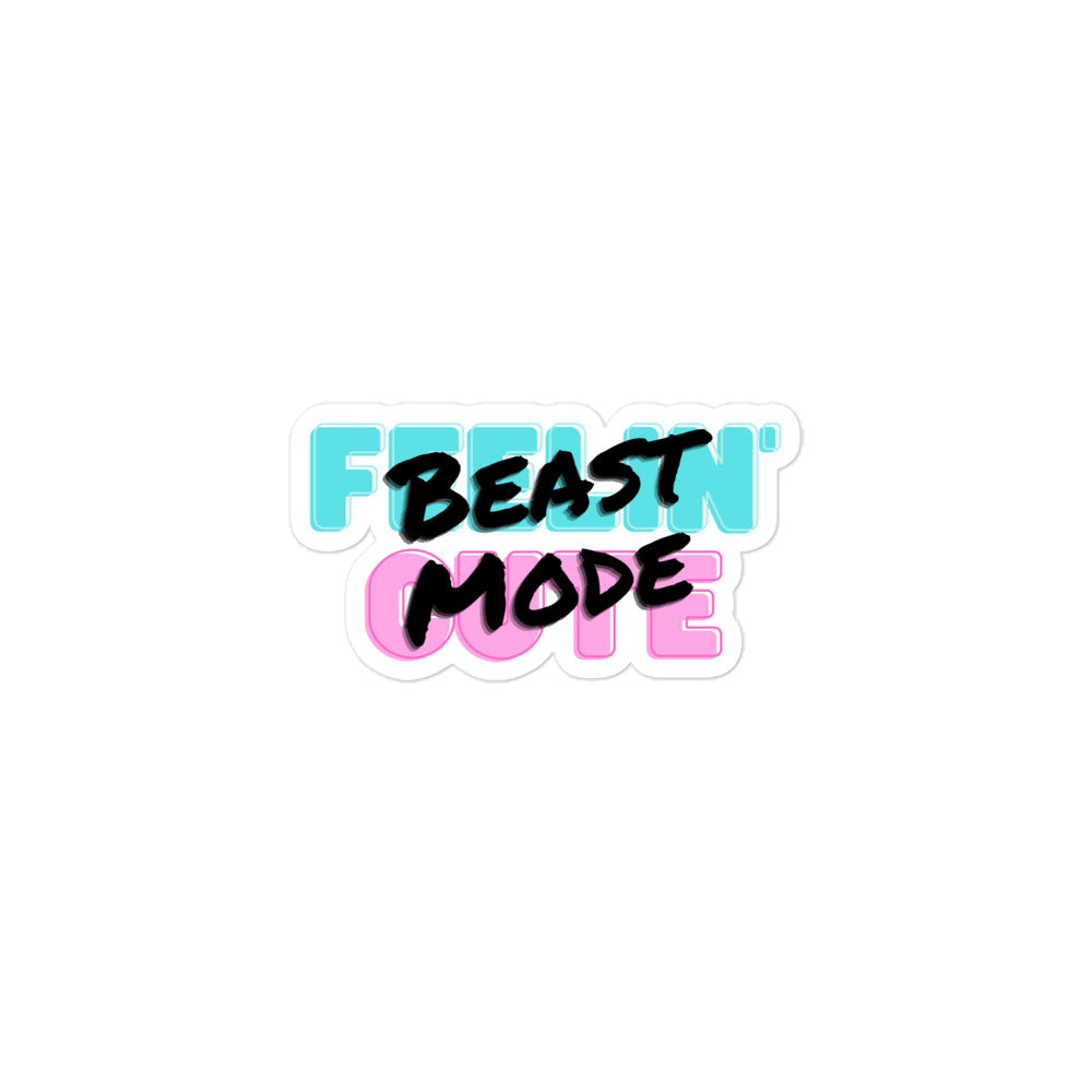 "Cute Beast" Bubble-Free Sticker