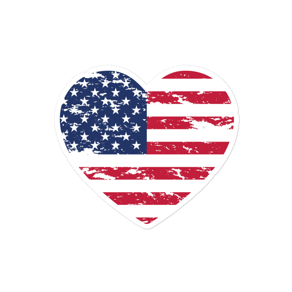"Heart of America" Bubble-Free Sticker