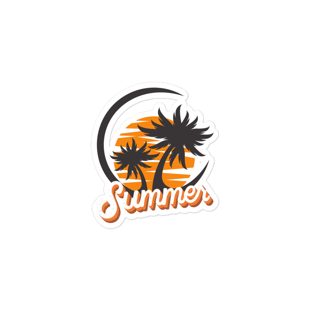 "Summer" Bubble-free Sticker