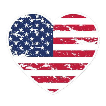 "Heart of America" Bubble-Free Sticker