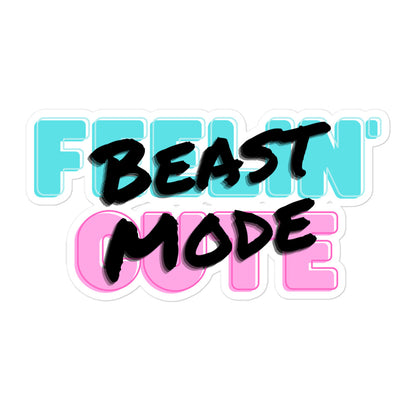 "Cute Beast" Bubble-Free Sticker