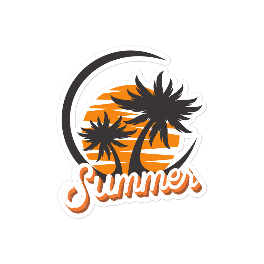 "Summer" Bubble-free Sticker