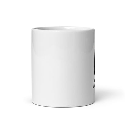 "Life Begins After Coffee" White Glossy Mug