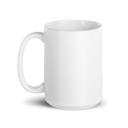 "Life Begins After Coffee" White Glossy Mug