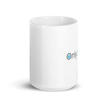 "OnlySupport" White Glossy Mug