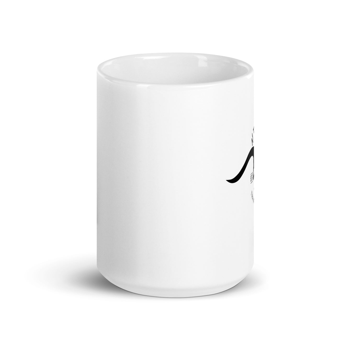 "NTBFW" White Glossy Mug